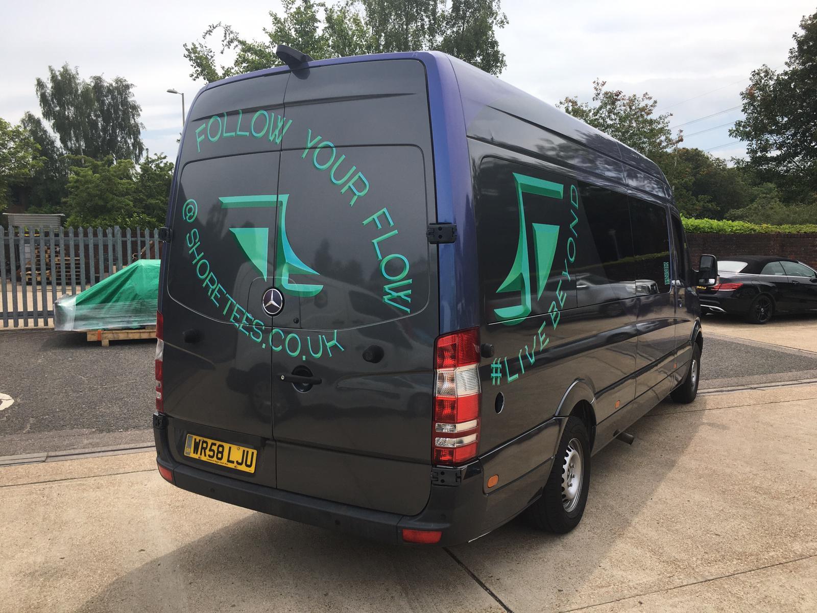 Mercedes Sprinter Camper - Full wrap complete with branding