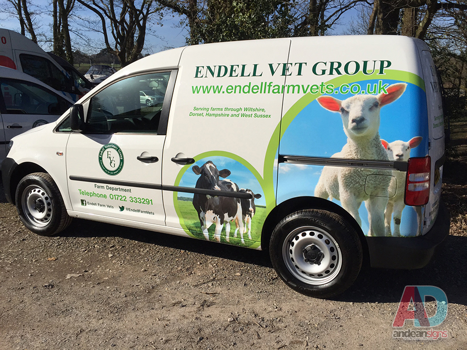 Endell Vet Group - VW Caddy Vehicle Graphics & Digitally Printed Wrap