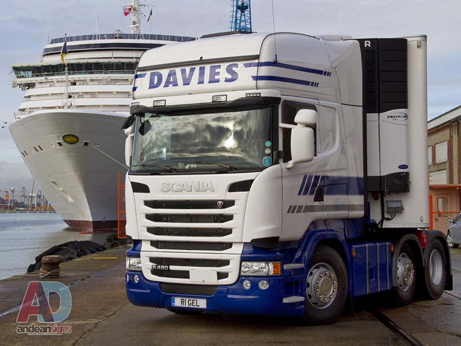  Davies - Scania Truck Vinyl Graphics