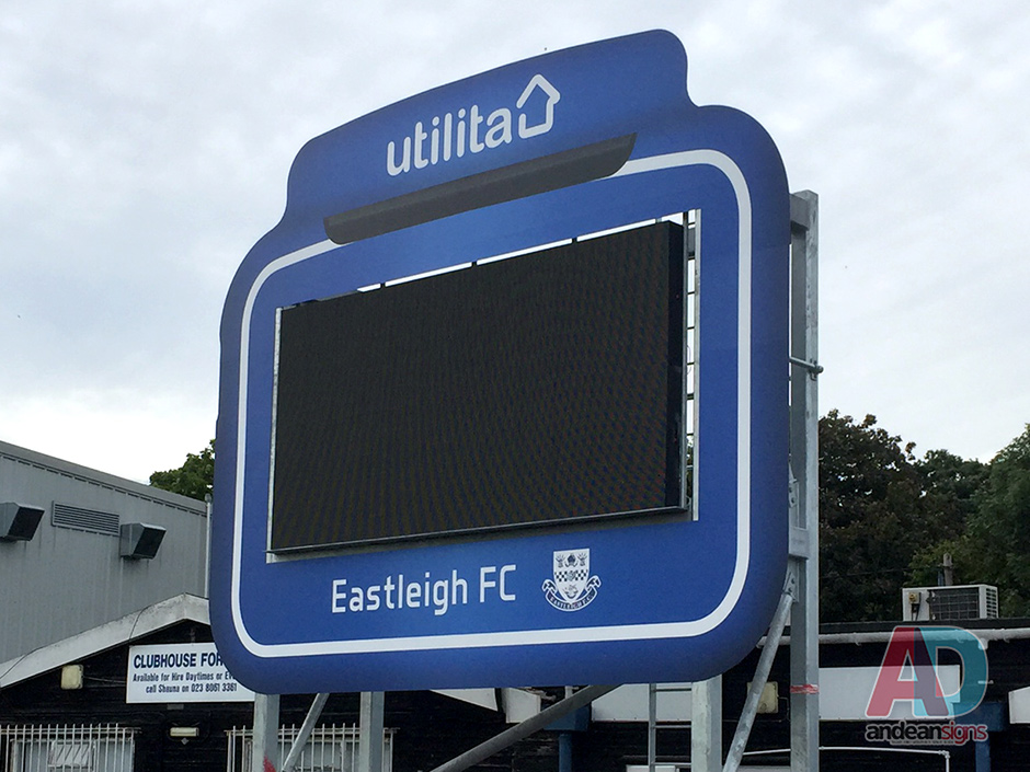 Utilita Big screen surround at Eastleigh FC